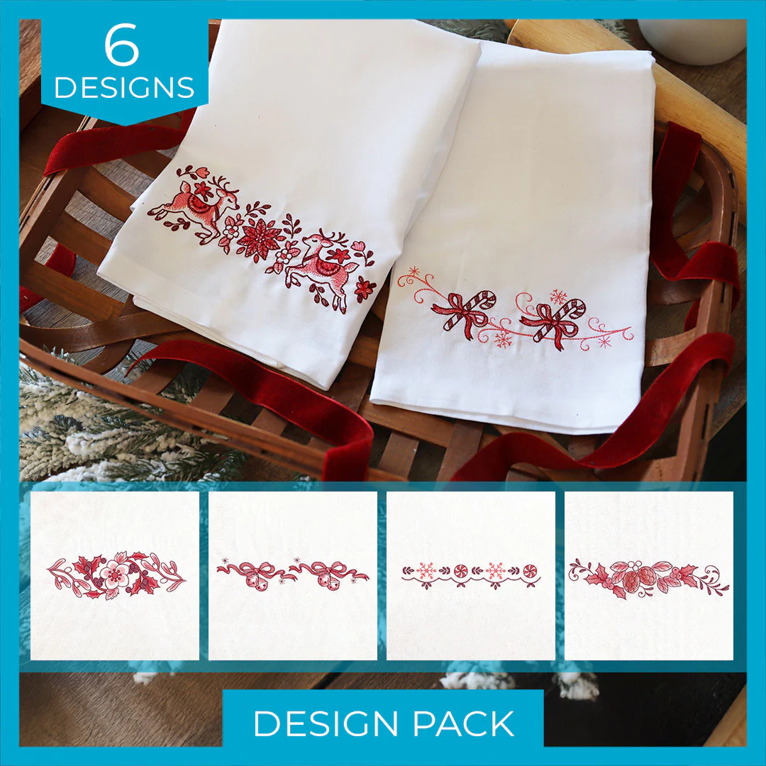 Christmas Delft Borders Design Pack - Image 5