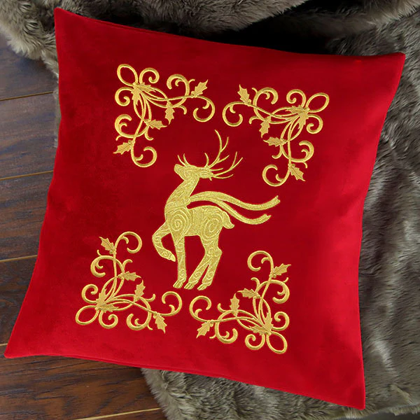 Christmas Elegance in Baroque Reindeer - Image 8