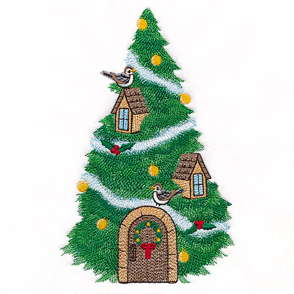 Christmas Evergreen Tree Birdhouse - Image 5