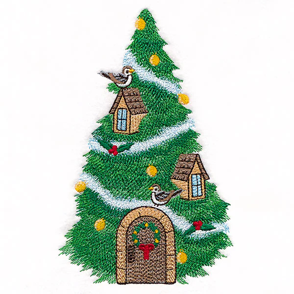 Christmas Evergreen Tree Birdhouse - Image 7