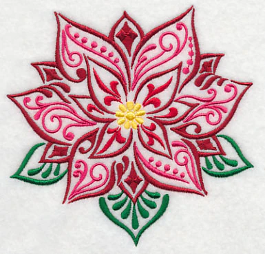Christmas Filigree Poinsettia