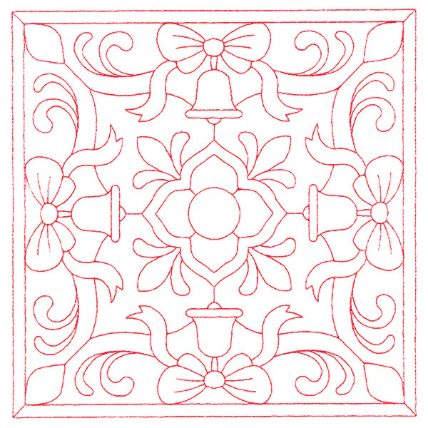 Christmas Filigree Quilting - Bells (Double Run) - Image 6