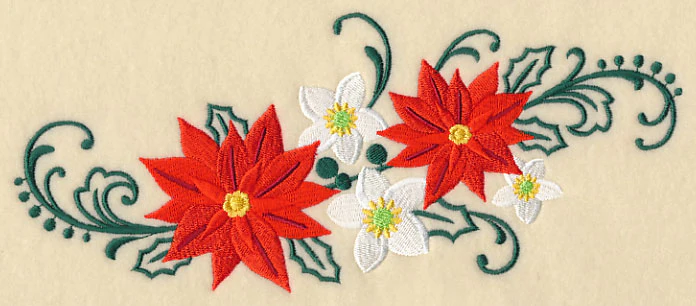 Christmas Floral Filigree Spray - Image 2