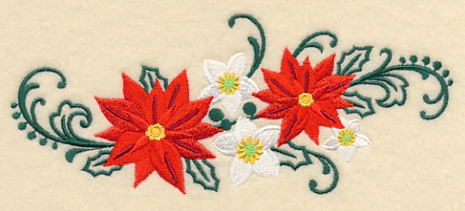 Christmas Floral Filigree Spray - Image 4