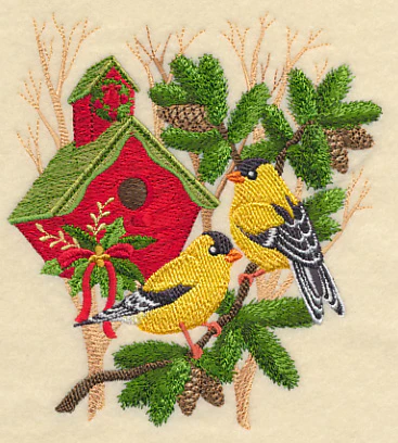 Christmas for the Birds - Goldfinches - Image 3