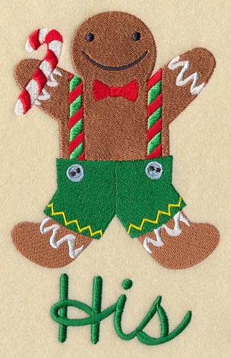 Christmas Gingerbread - His - Image 3