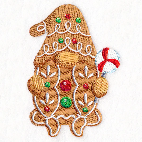 Christmas Gingerbread Lady Gnome - Image 2