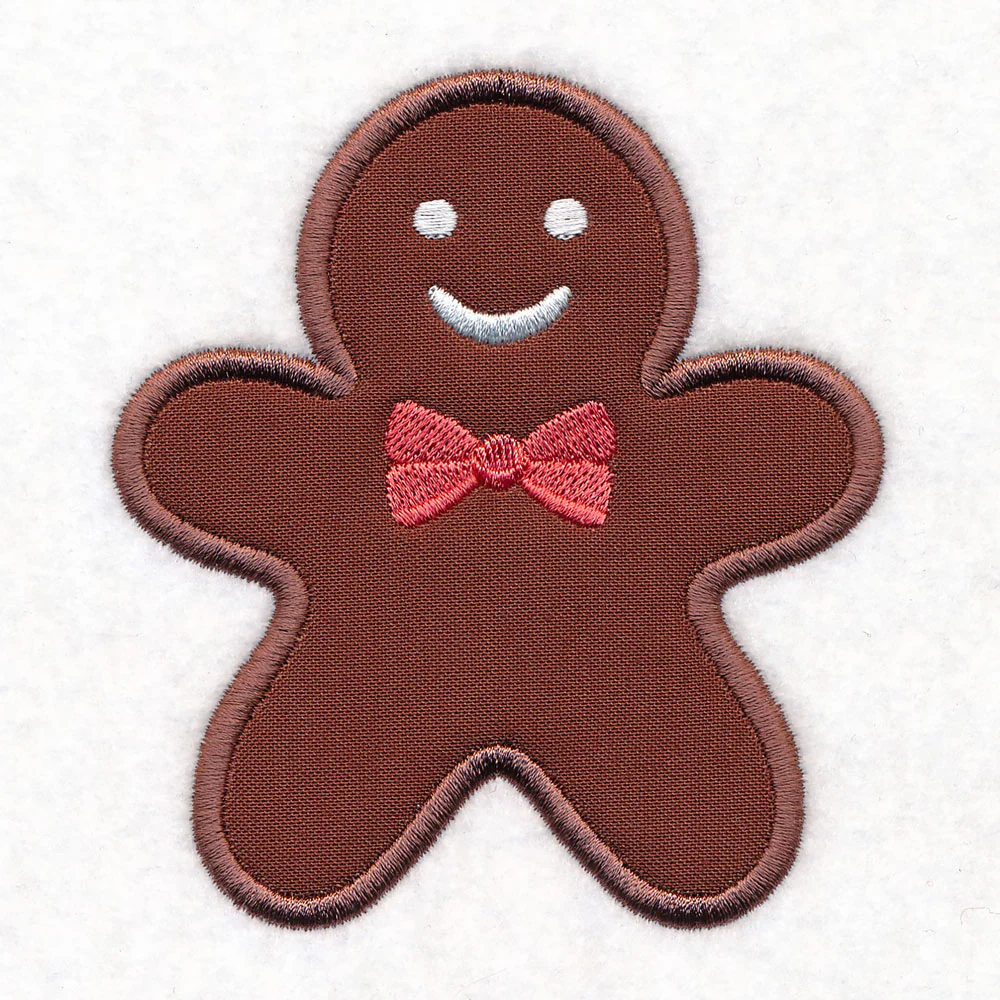 Christmas Gingerbread Scour Patch (Applique) - Image 2