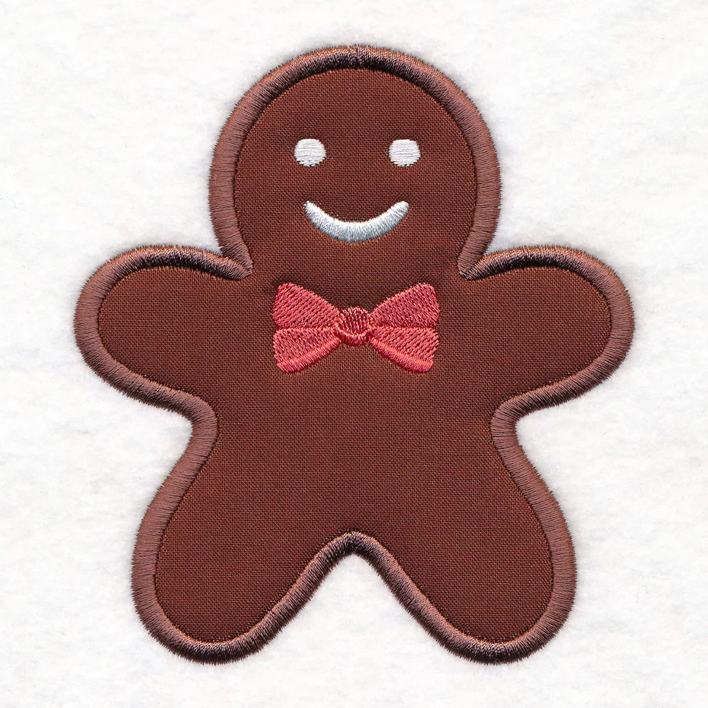 Christmas Gingerbread Scour Patch (Applique) - Image 3