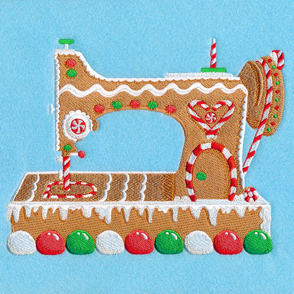 Christmas Gingerbread Sewing Machine - Image 2