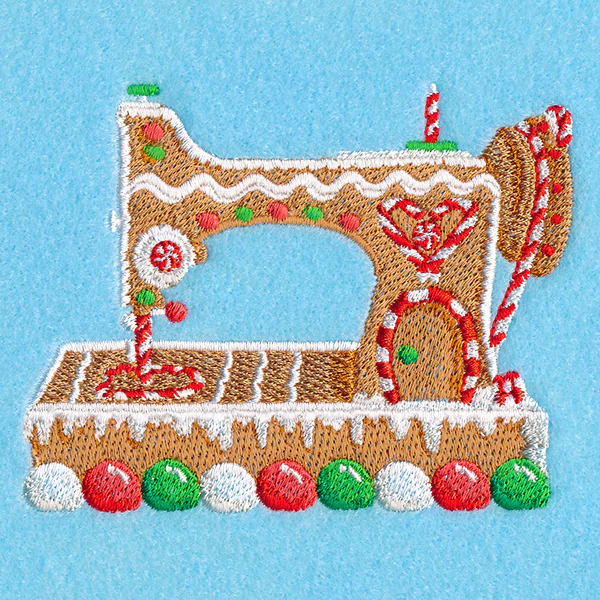 Christmas Gingerbread Sewing Machine - Image 4