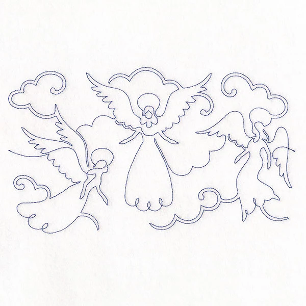 Christmas Hallelujah Angels (Edge-to-Edge Quilting) - Image 2