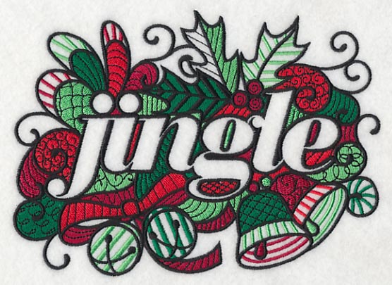 Christmas Jingle (Blackwork) - Image 3