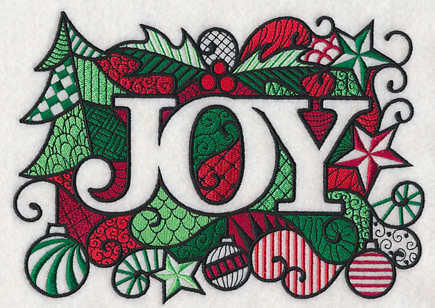 Christmas Joy (Blackwork) - Image 2