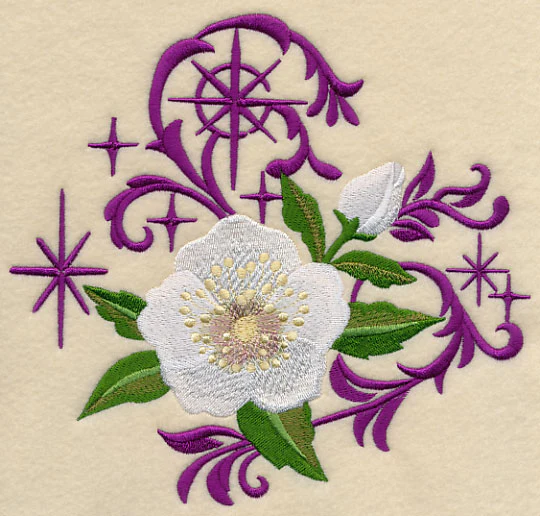 Christmas Lenten Rose with Echoes - Image 5