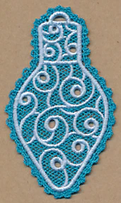 Christmas Light (Battenburg Lace with Rayon) - Image 3