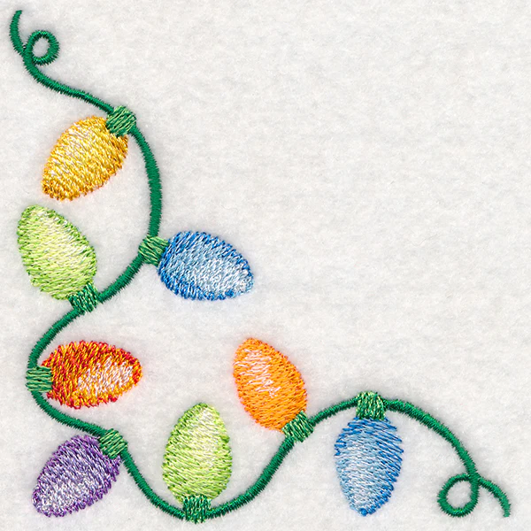 Christmas Lights in Watercolor Corner - Image 3