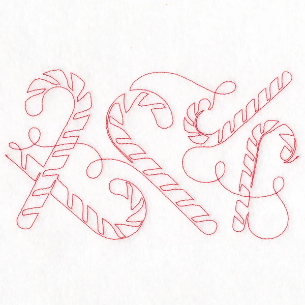 Christmas Magic - Candy Canes (Edge-to-Edge Quilting) - Image 4