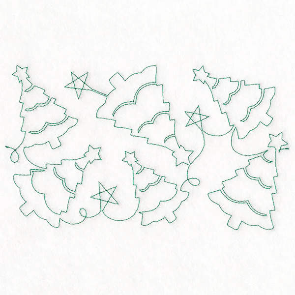 Christmas Magic - Christmas Trees (Edge-to-Edge Quilting) - Image 7