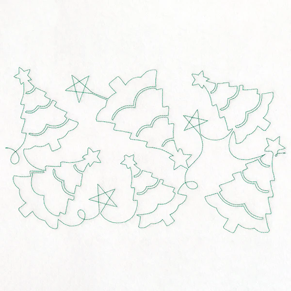 Christmas Magic - Christmas Trees (Edge-to-Edge Quilting) - Image 9