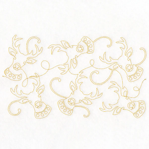 Christmas Magic - Reindeer (Edge-to-Edge Quilting) - Image 2