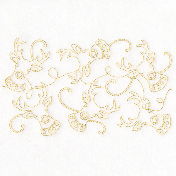 Christmas Magic - Reindeer (Edge-to-Edge Quilting) - Image 3