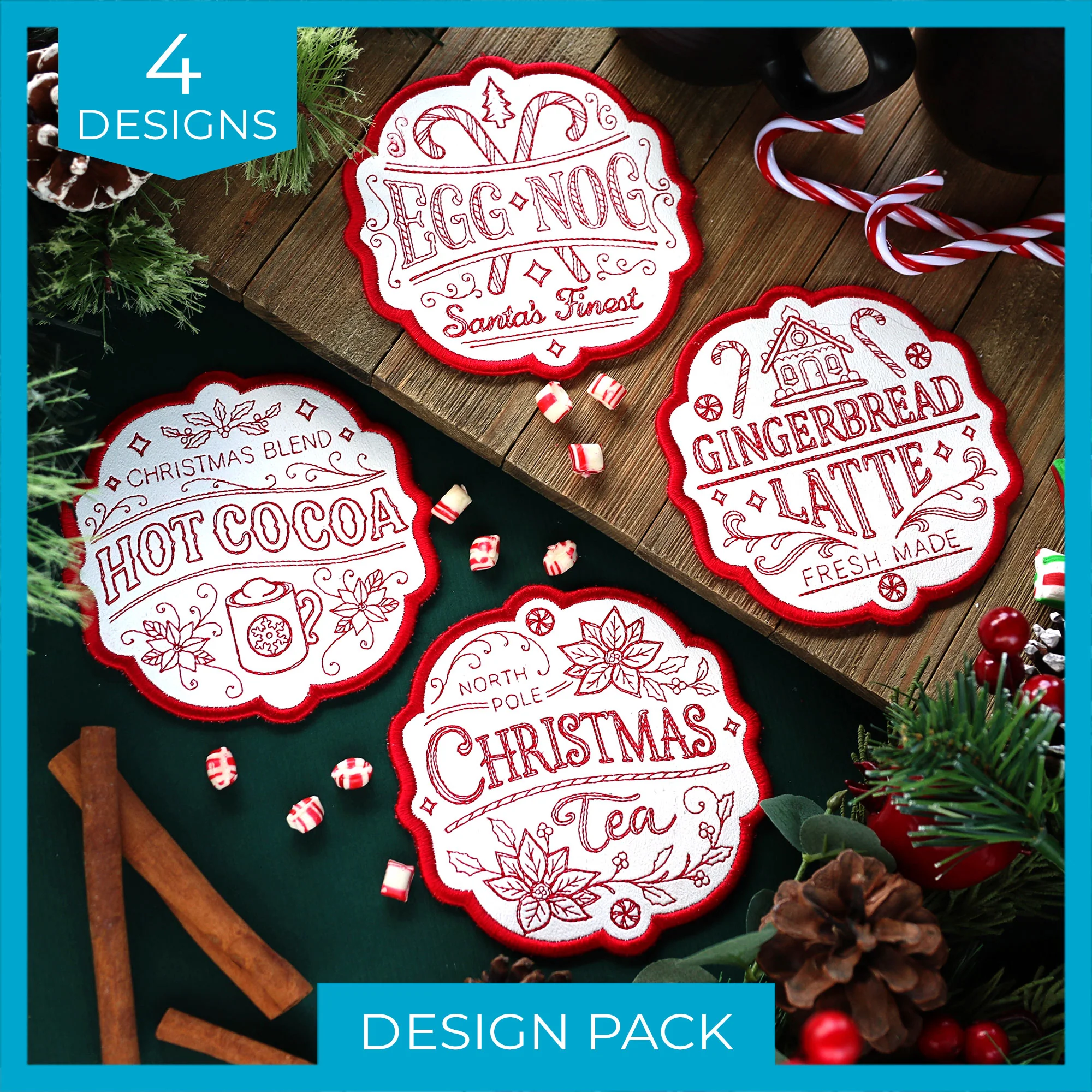 Christmas Market Coasters Design Pack - Image 11