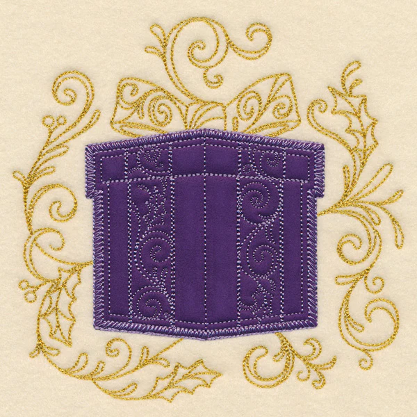 Christmas Memories - Gift (Heirloom Applique) - Image 3