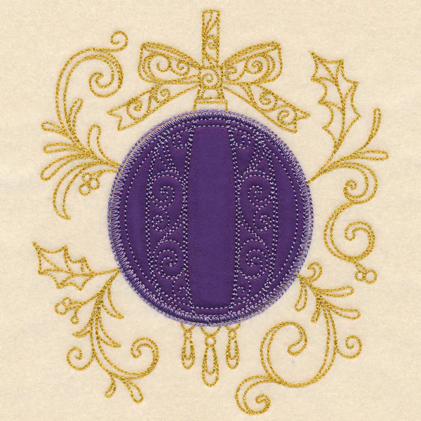 Christmas Memories - Orb Ornament (Heirloom Applique) - Image 3