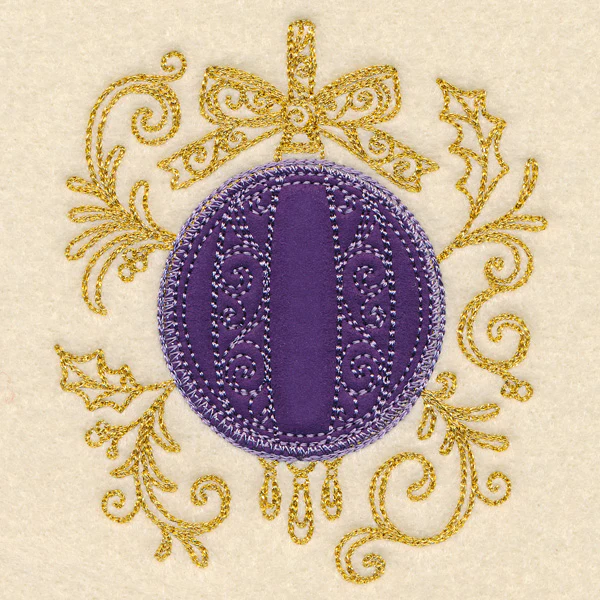 Christmas Memories - Orb Ornament (Heirloom Applique) - Image 5