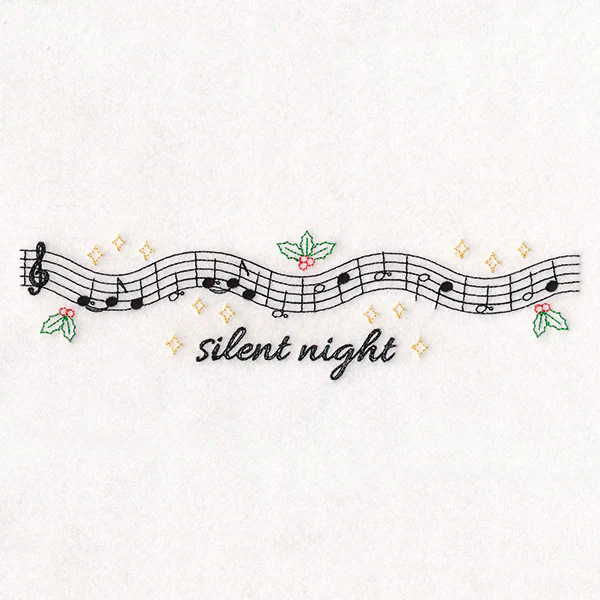 Christmas Music Borders - Silent Night - Image 3