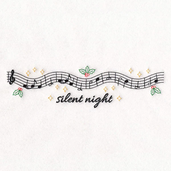 Christmas Music Borders - Silent Night - Image 5