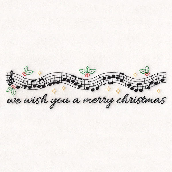 Christmas Music Borders - We Wish You Merry Christmas - Image 9