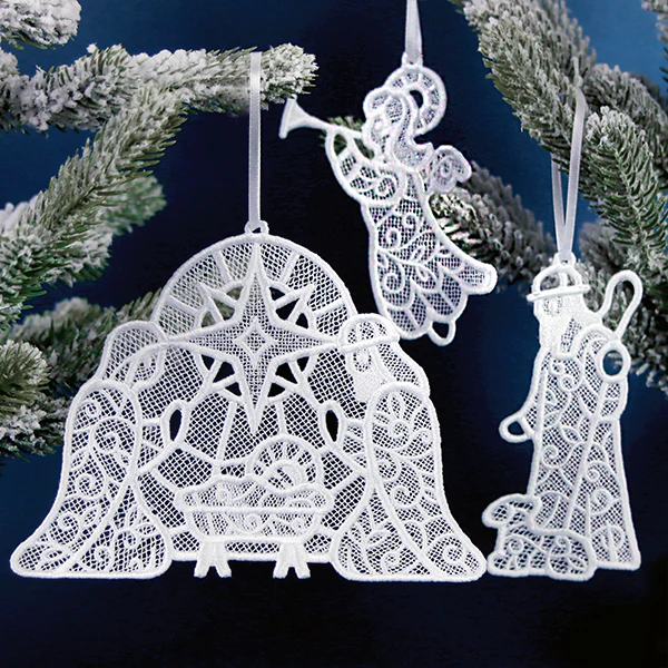 Christmas Nativity Treasures - Holy Family (Lace) - Image 6
