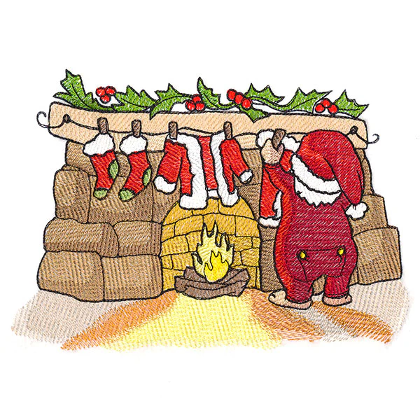 Christmas Night Clothesline Santa - Image 2