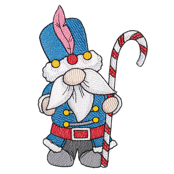 Christmas Nutcracker Candy Cane Gnome - Image 3