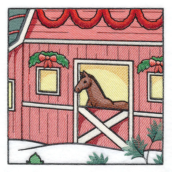 Christmas on the Farm Scene - Block 4 - Image 4