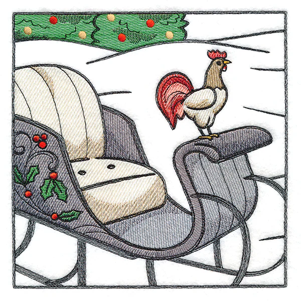 Christmas on the Farm Scene - Block 5 - Image 4