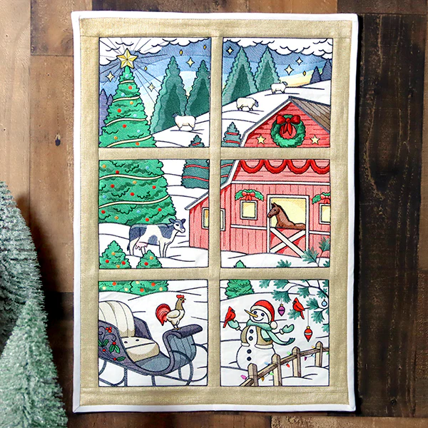 Christmas on the Farm Scene - Block 6 - Image 8