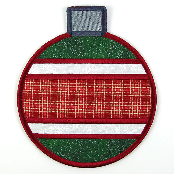 Christmas Ornament Trivet (In-the-Hoop) - Image 2