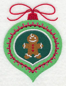 Christmas Ornament with Sweet Gingerbread - Image 2