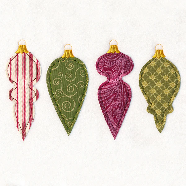 Christmas Ornaments Border (Crafty Cut Applique) - Image 2