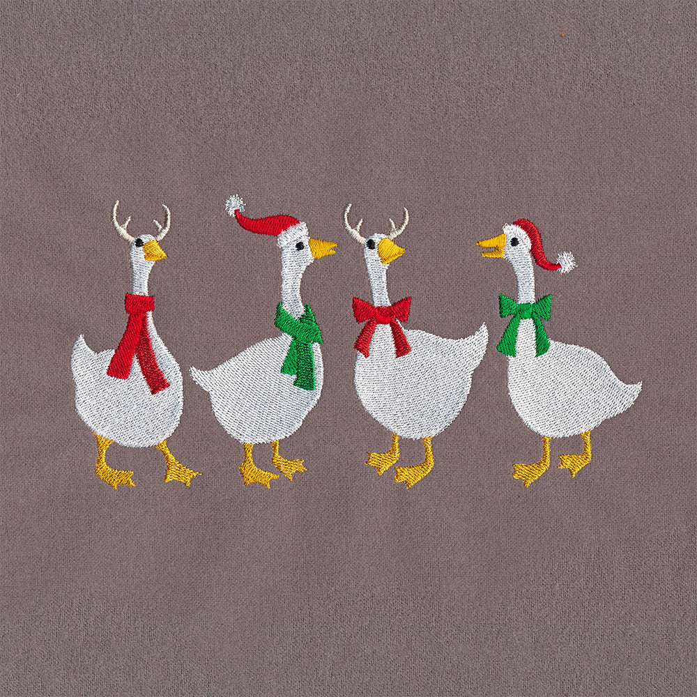 Christmas Party Geese Border - Image 4