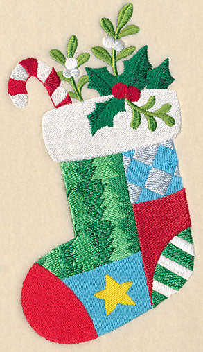 Christmas Patch Stocking - Image 4