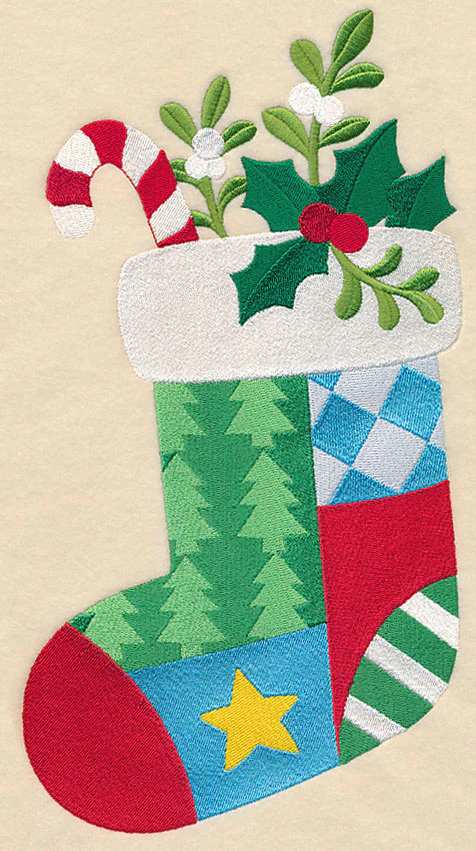 Christmas Patch Stocking - Image 6