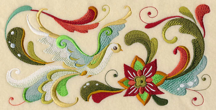 Christmas Peace Dove Border 1 - Image 3