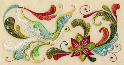Christmas Peace Dove Border 1 - Image 4