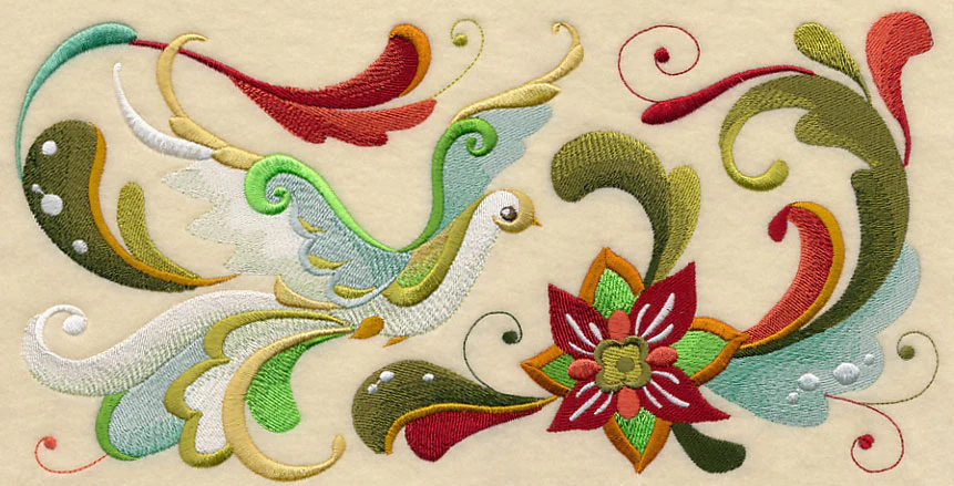 Christmas Peace Dove Border 1 - Image 5