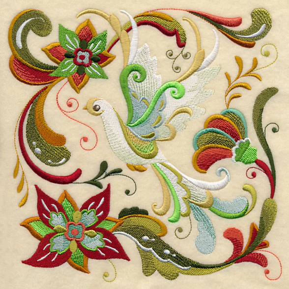 Christmas Peace Dove Square 1 - Image 6