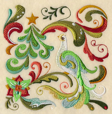 Christmas Peace Dove Square 3 - Image 4